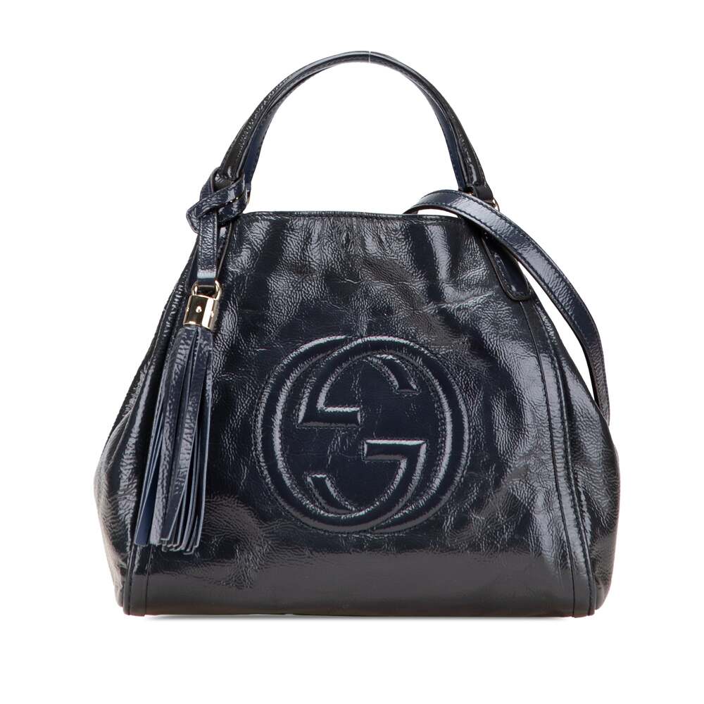 Gucci Soho Shoulder Bag Patent Medium #365875G76B